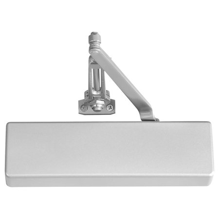 NORTON CO Grade 1 Tri Mount Friction Hold Open Door Closer, Push or Pull Side, Regular Arm, Size 1 to 6, Metal 7500HM 689